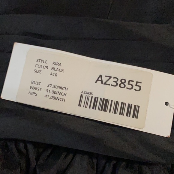 Azazie Black Kira Dress - Picture 10 of 10